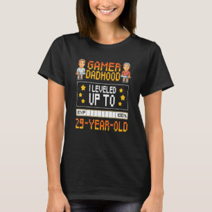 Camiseta Mens Gamer Dadhood Levou Até 29 Anos 29