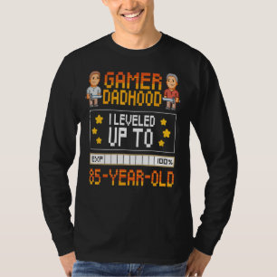 Camiseta Mens Gamer Dadhood Levou Até 85 Anos De Idade