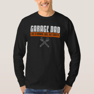 Camiseta Mens Garage Pai Como Um Pai Normal, Mas Mech Mais 