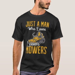 Camiseta Mens Gardening Apenas Um Homem Que Ama Cabeças
