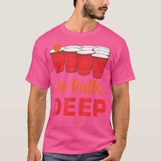 Camiseta Mens Go Balls Deep Drinking Games Alcoholic Whiske