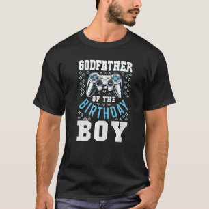Camiseta Mens Goddad Do Vídeo De Combinação De Aniversário