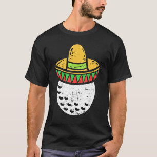 Camiseta Mens Golf Ball Sombrero Cinco De Mayo Golf Mexican