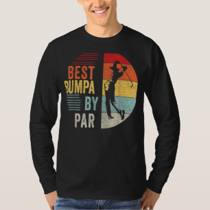 Camiseta Mens Golf Best Bumpa Do Par Vovô Golfer Padre