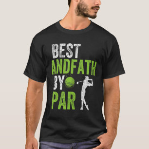 Camiseta Mens Golf Best Grandfather By Par Grandpa Golfer F
