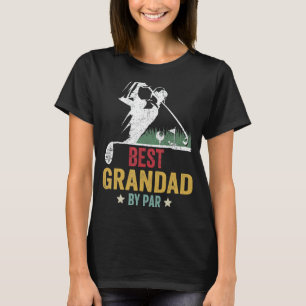 Camiseta Mens Golf Melhor Avô Por Par Pai Golfer Padre
