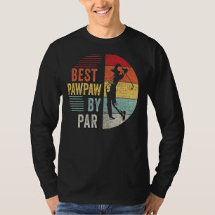 Camiseta Mens Golf Melhor Pawpad Do Par Vovô Golfer Pai