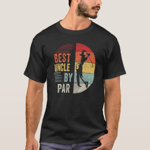 Camiseta Mens Golf Melhor Tio por Par Pai Golfer do Pai