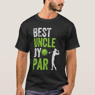Camiseta Mens Golf Melhor Tio por Par Pai Golfer do Pai