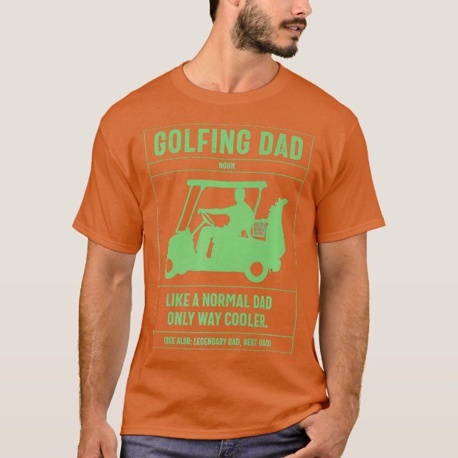 Camiseta Mens Golfing Dictionary Definition Engraçado (Frente)