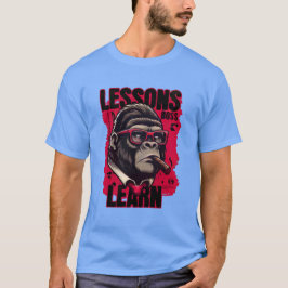 Camiseta Men's Gorilla Boss Lessons Learn Basic T-Shirt