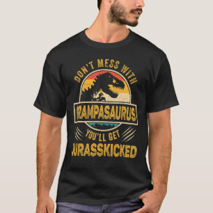 Camiseta Mens Grampa Rex Saurus Dia de os pais Din de Natal