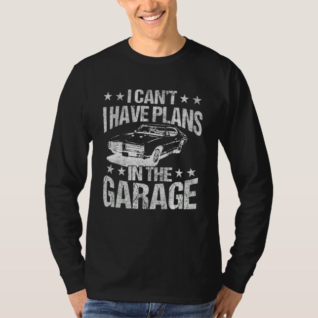 Camiseta Mens  Grandpa Dad Car  Retro Classic Car Fathers D (Frente)