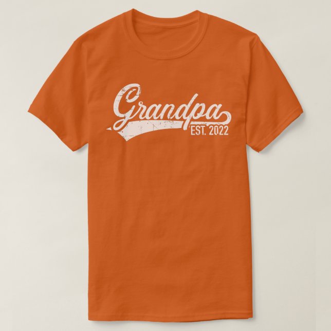 Camiseta Mens Grandpa est (Frente do Design)