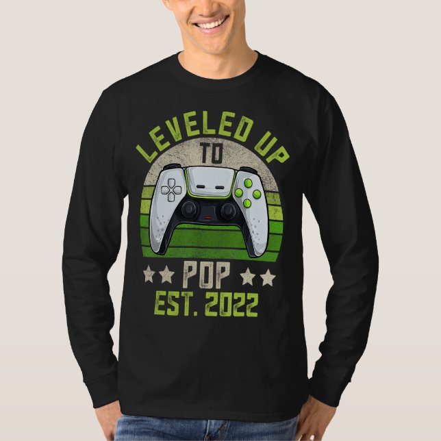 Camiseta Mens Gravidez Anúncio Papá Jogos Levados U (Frente)