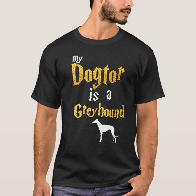 Camiseta Mens Greyhound Greyhound (Frente)