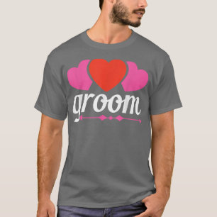 Camiseta Mens Groom Casamento Bonito Matando Recém-Casados