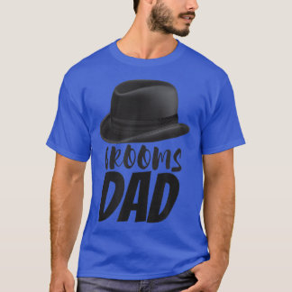 Camiseta Mens Grooms pais filhos casamentos chapéu de casam