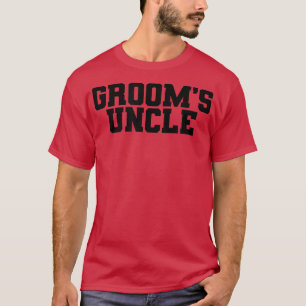 Camiseta Mens Grooms Tio, Família Engraçada, Solteiro