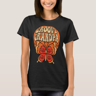 Camiseta Mens Groovy Vovô 70 Nostalgia estética de 1970