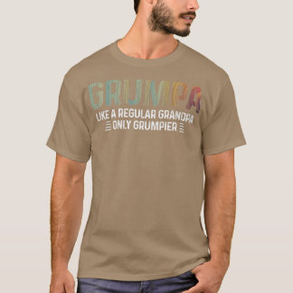 Camiseta Mens Grumpa Definição Tee Como Um Avô Normal