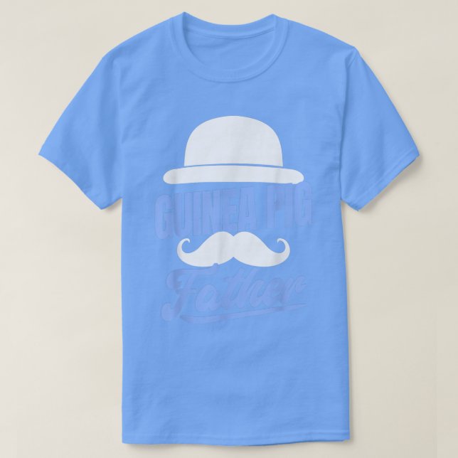 Camiseta Mens Guiné Pig Padre Funny Guiné Pig (Frente do Design)