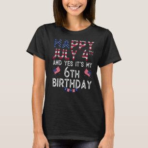Camiseta Mens Happy 4 de julho e Sim, é o meu Pinto de Aniv