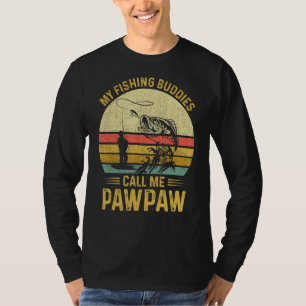 Camiseta Mens Happy Dia de os pais Meus Amigos De Pesca Me