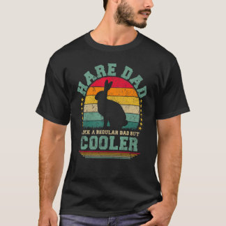Camiseta Mens Hare Pai Como Um Pai Regular Mas Um Pai Mais