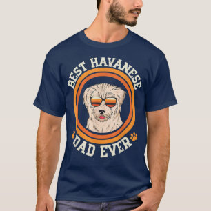 Camiseta Mens Havanese Dad Dog Owner Havanese T-Shirt
