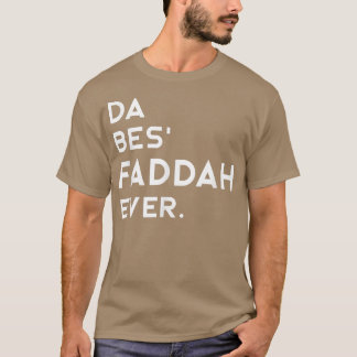 Camiseta Mens Hawaiian Pidgin DA BES FADDAH EVER The Best F