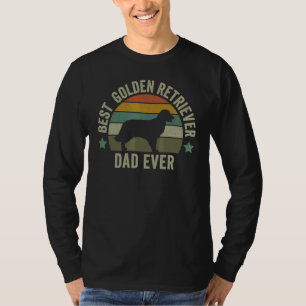Camiseta Mens Homem Golden Retriever Pai Cachorro