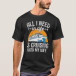 Camiseta Mens Honeymoon Cruising Cote para um Cruzeiro Husb<br><div class="desc">Mens Honeymoon Cruising Cote para um Marido Cruzador 1</div>