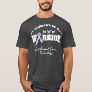 Camiseta Mens Husband Of A Warrior Esophageal Cancer Awaren