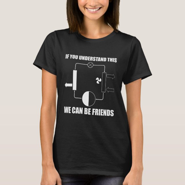 Camiseta Mens  HVAC Tech AC Repairman Technician We Can be  (Frente)