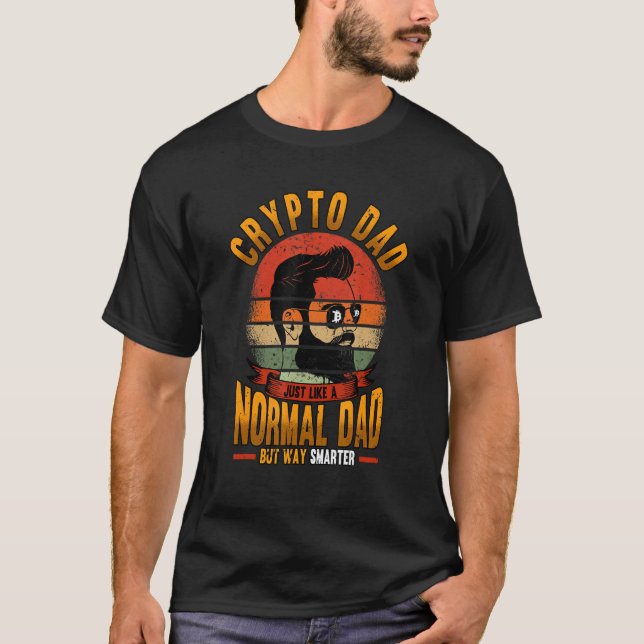 Camiseta Mens I Crypto Pai Tal Como Um Mercado Normal De Pa (Frente)