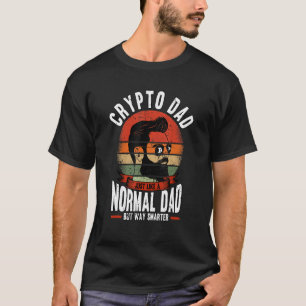 Camiseta Mens I Crypto Pai Tal Como Um Mercado Normal De Pa