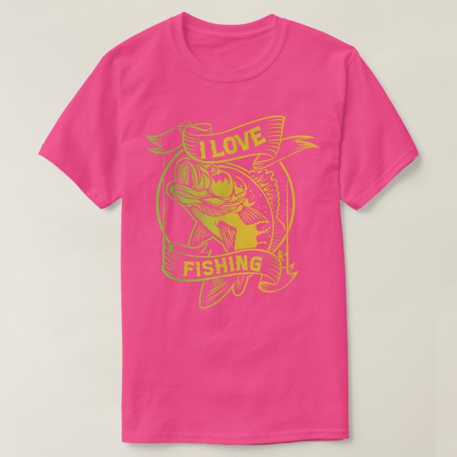 Camiseta Mens I Love Fisheries (Frente do Design)