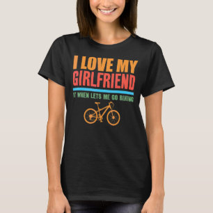 Camiseta Mens I Love My Namorada It When Me Deixa Voltar