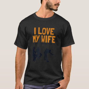 Camiseta Mens I Love My Wide Piscina Balls Piscina Snooker 