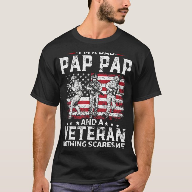 Camiseta Mens I M A Pai Pap Veterano Pai (Frente)