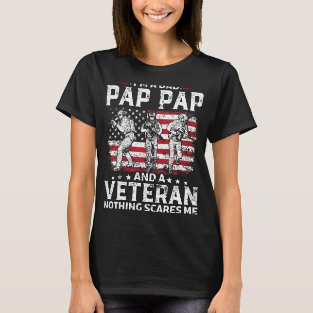 Camiseta Mens I M A Pai Pap Veterano Pai (Frente)