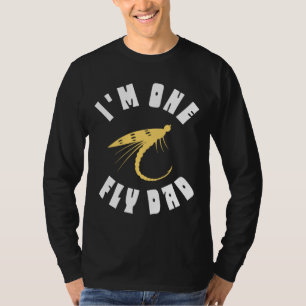 Camiseta Mens I M One Fly Pai Day Fish