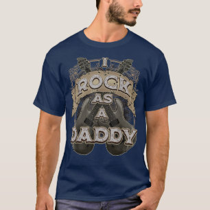 Camiseta Mens I Rock Como Um Festival de Música de Violão d