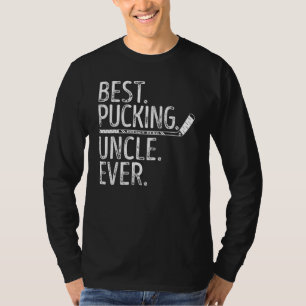 Camiseta Mens Ice Hockey Best Puxando Tio Ever Hockey Unc