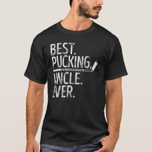Camiseta Mens Ice Hockey Best Puxando Tio Ever Hockey Unc