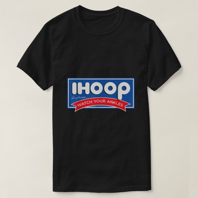 Camiseta Mens IHOOP, Por Favor, Cuidado Com O Seu Bicho Eng (Frente do Design)