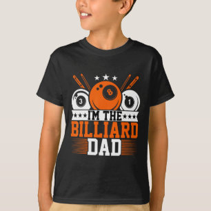 Camiseta Mens Im O Pai Billiard - Piscina Engraçado