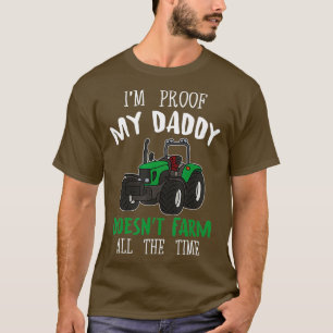 Camiseta Mens Im Prova O Meu Pai Não Fazenda O Tempo Todo -