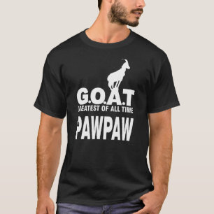 Camiseta Mens Incrível Goat Grande Fath De Pawpaw O Tempo T